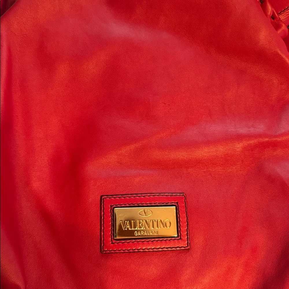 Valentino Garavani Red Rose Leather Bag - Picture 6 of 7
